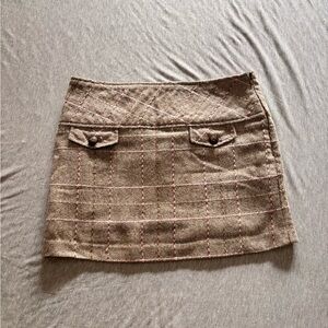 Liz Lisa Y2K Tan Pink Plaid Mini Skirt